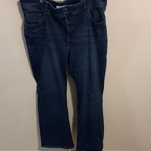 Lane Bryant Dark Blue high rise bootcut jeans size 20